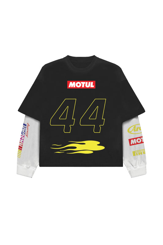 Nascar B&W LS Oversized Tee