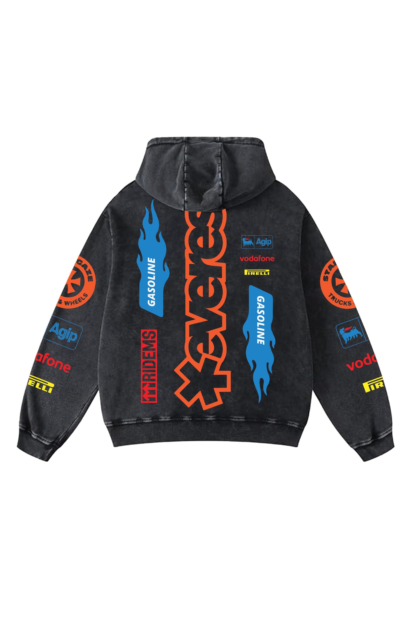 Ride Dream Gasoline Oversized Hoodie