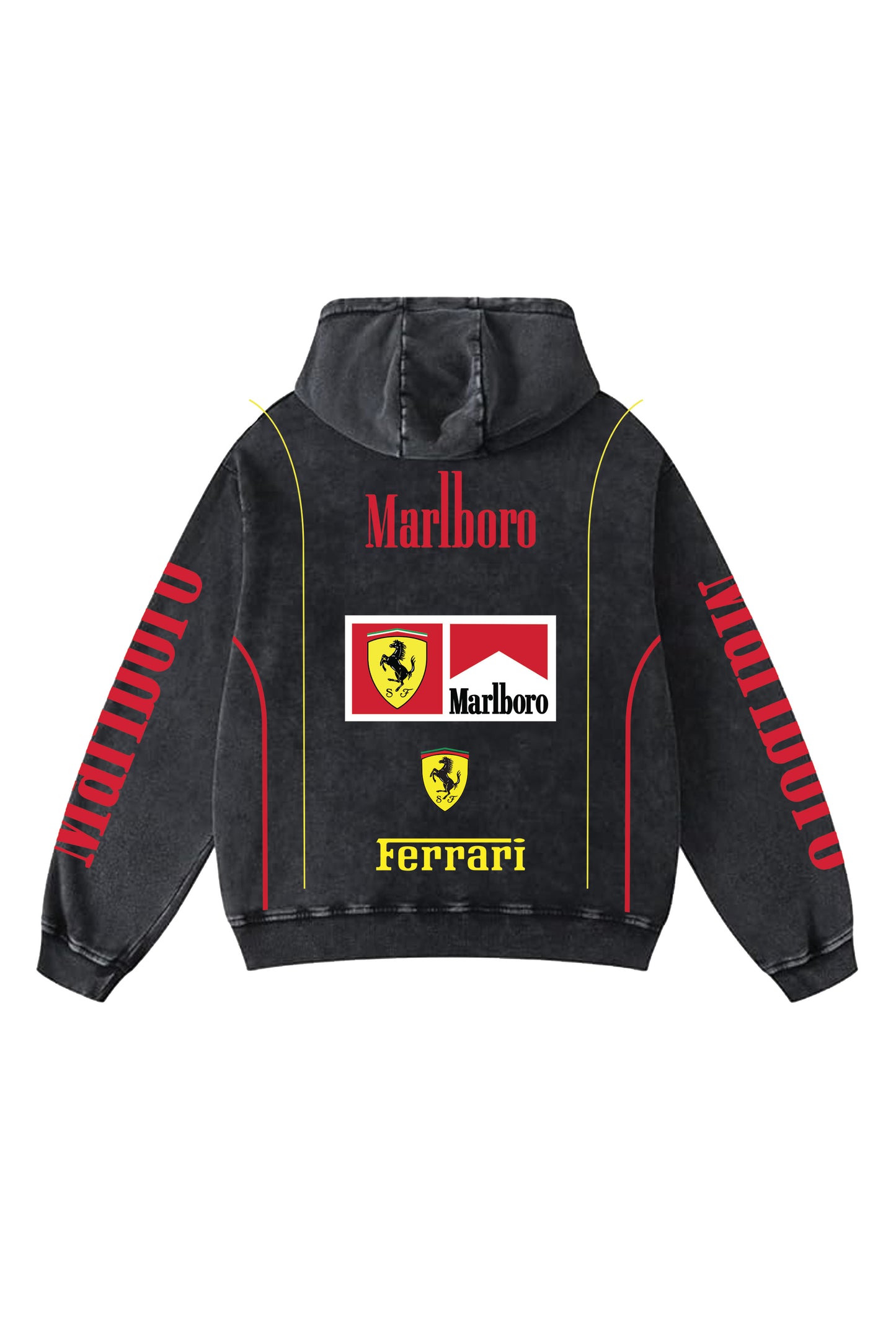 Ferrari x Marlboro Oversized Hoodie
