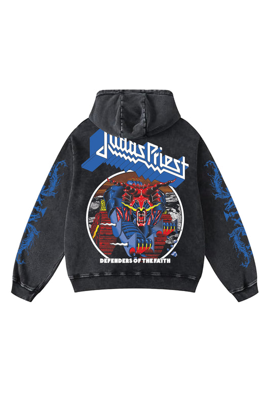 Juda Priest Designed Oversized Hoodie