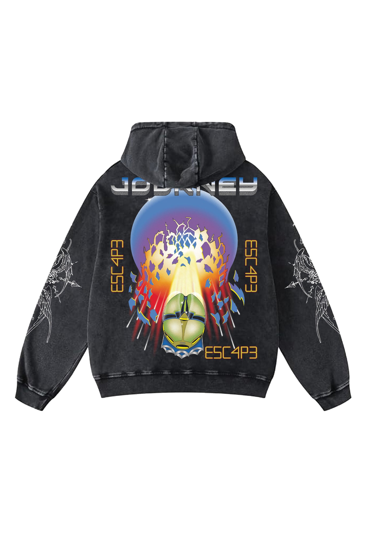 Journey Designed Oversized Hoodie