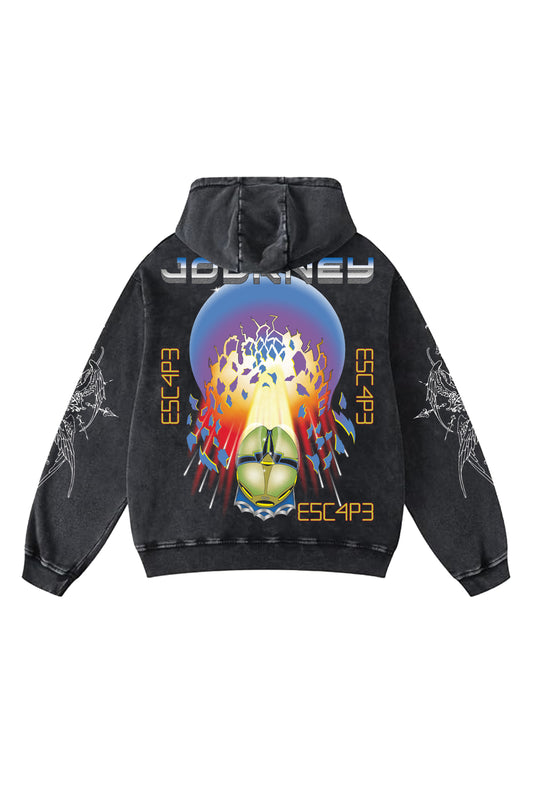 Journey Designed Oversized Hoodie
