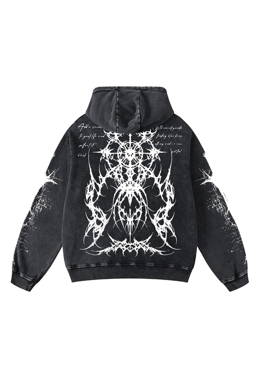 Divine Collapse Designed Oversized Hoodie