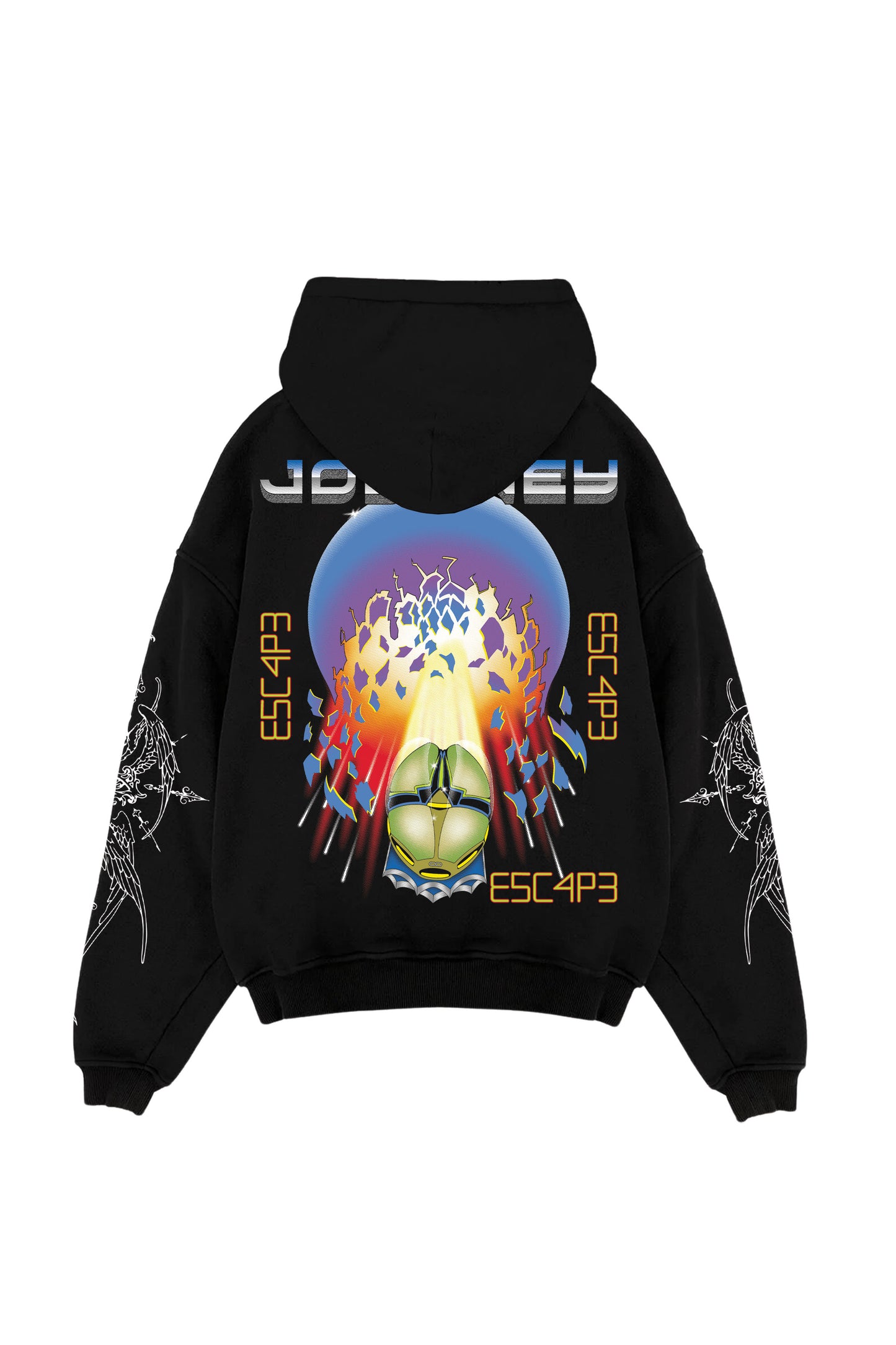 Journey Designed Oversized Hoodie