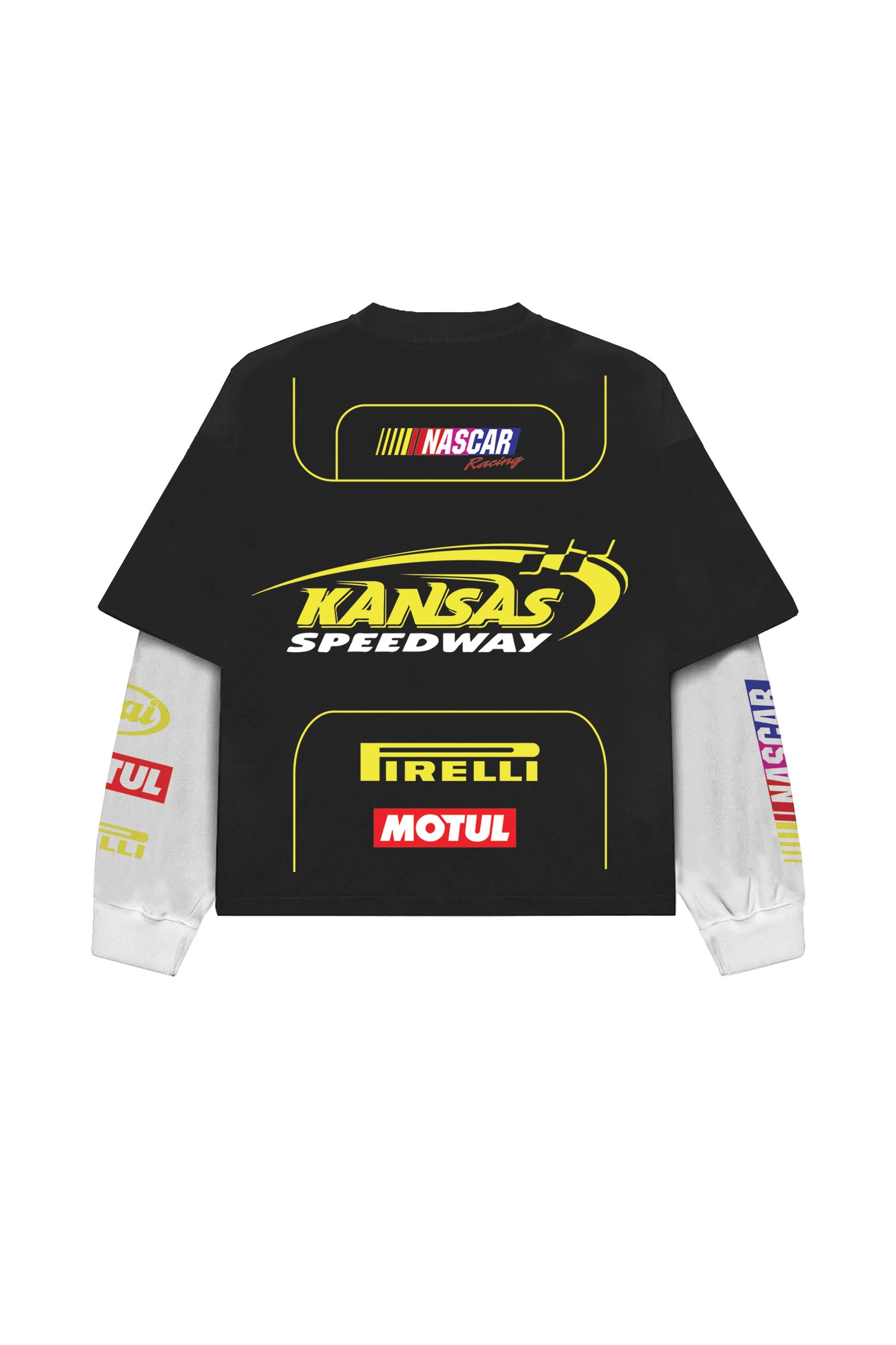 Nascar B&W LS Oversized Tee