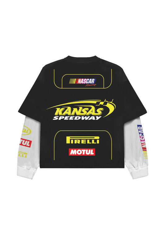 Nascar B&W LS Oversized Tee